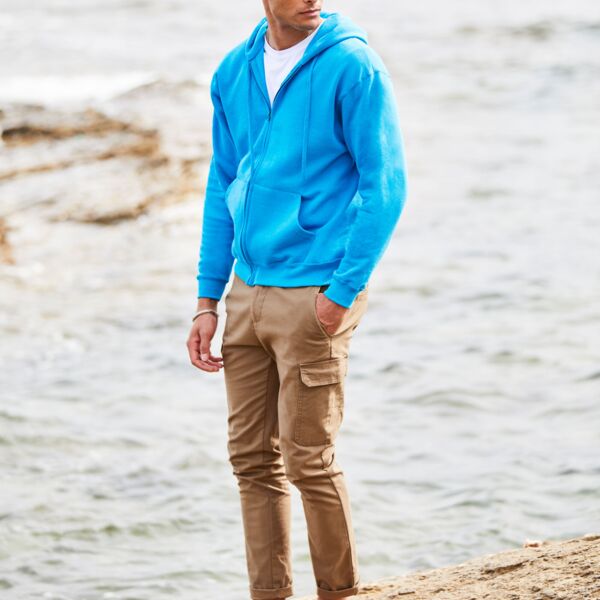 Hooded Sweat Jacket by Fruit of the Loom Thumbnail