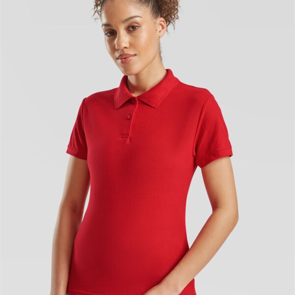 Ladies  Polo Shirt by Fruit of the Loom Thumbnail