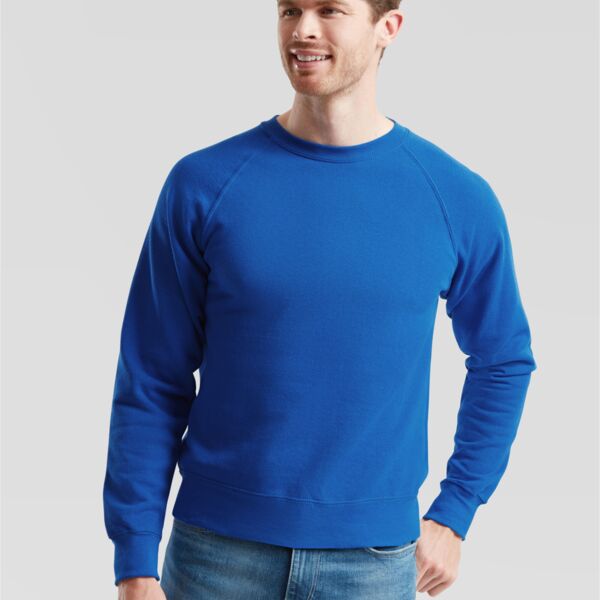 Raglan Sleeve Sweatshirt by Fruit of the Loom Thumbnail