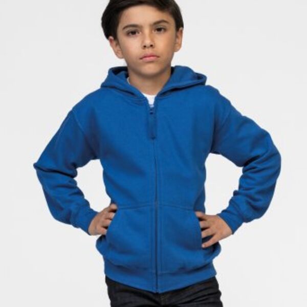 Children's Zipped Hooded Sweatshirt by AWD Thumbnail